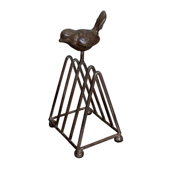 Terri Conrad Vintage Rock Art Set Rustic Metal Stand Butter Yellow Red Artsy - Picture 12 of 16